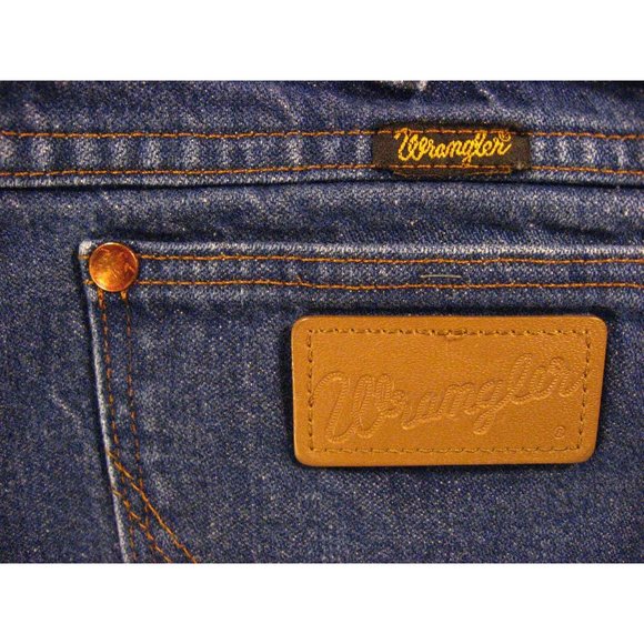 Wrangler Vintage JEAN SHORTS Cut Off W 30 MEASURED Blue Denim Hot Pants - Picture 6 of 8